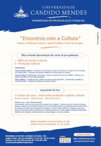 Encontros com a Cultura / Lançamento de livro