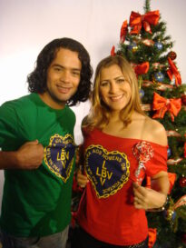 Nino e Gaby da Banda Santropê apóiam a Campanha Natal Permanente da LBV - Jesus o Pão nosso de cada dia!