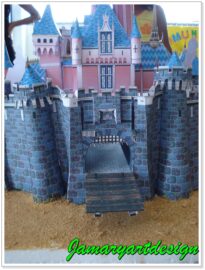 castelo de papercraft