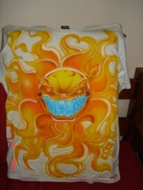 Estava de ferias um sol para alegrar