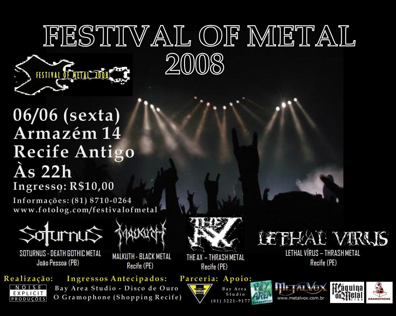 Flyer Festival Of Metal 2008