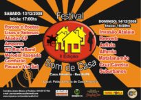 Flyer Festival Som de Casa II