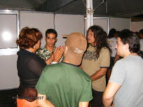 Reuniao antes do chou com Mandagaroba
