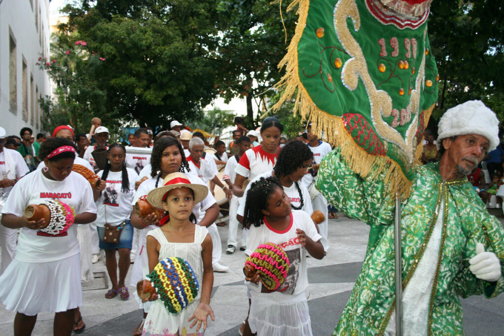 Maracatu Nação Encanto da Alegria na Casa da Cultura