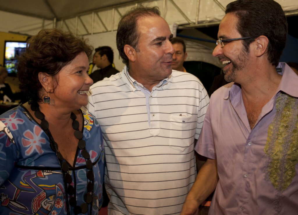 Luciana Azevedo, Samuel Braga e Mauricio Rands