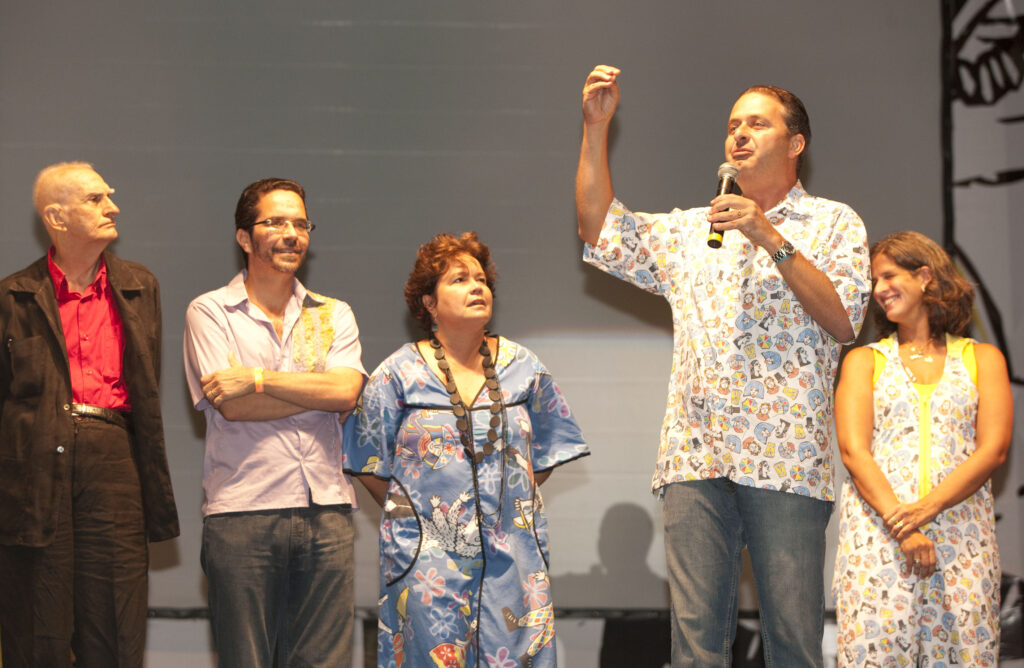 Personalidades presentes na abertura do Carnaval 2009