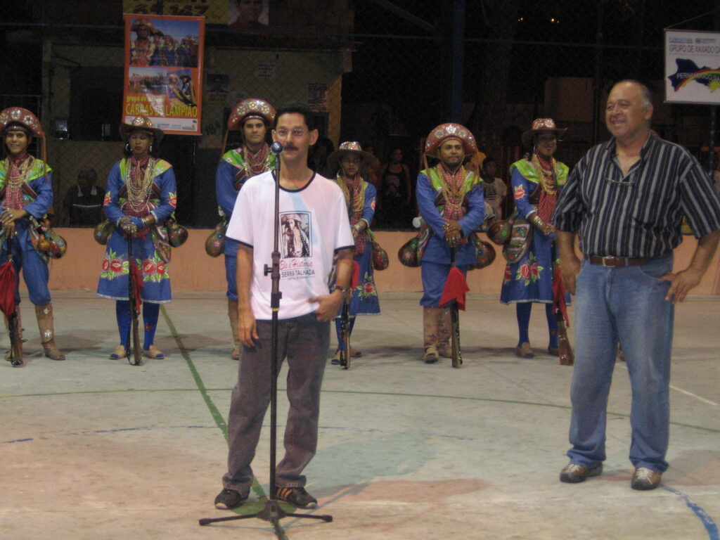 Clébio Marques na abertura do Projeto Cultura no Alto