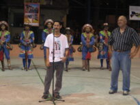 Clébio Marques na abertura do Projeto Cultura no Alto