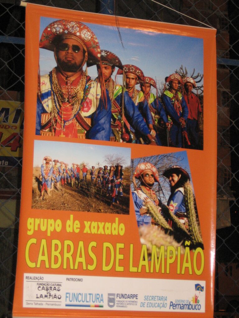 Banner do Grupo de Xaxado Cabras de Lampião de Serra Talhada
