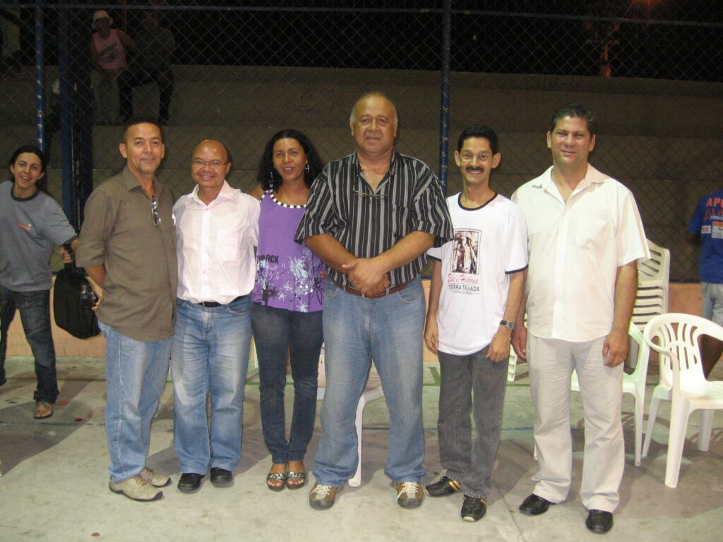 Izaltino, Feliciano, Cleonice, Anildomá, Clébio, Almir