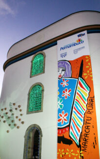 Decoração do Carnaval na Casa da Cultura