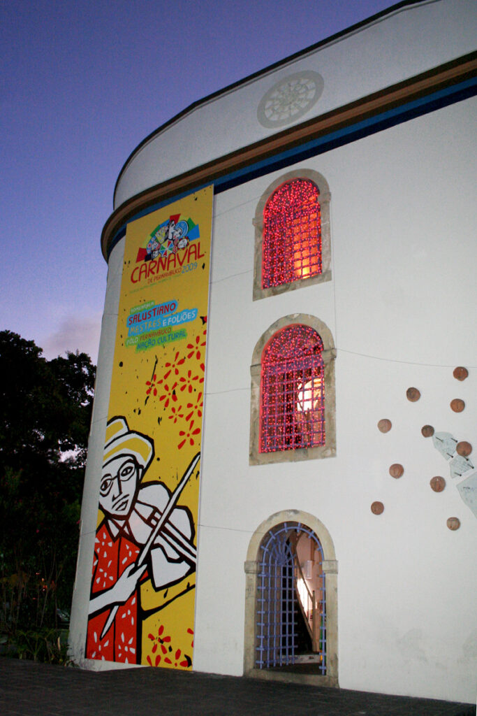 Decoração do Carnaval na Casa da Cultura