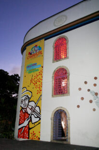 Decoração do Carnaval na Casa da Cultura