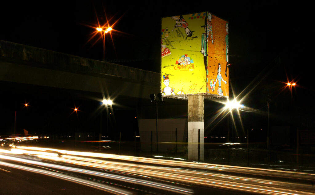 Decoração do Carnaval no Parque Memorial Arco Verde