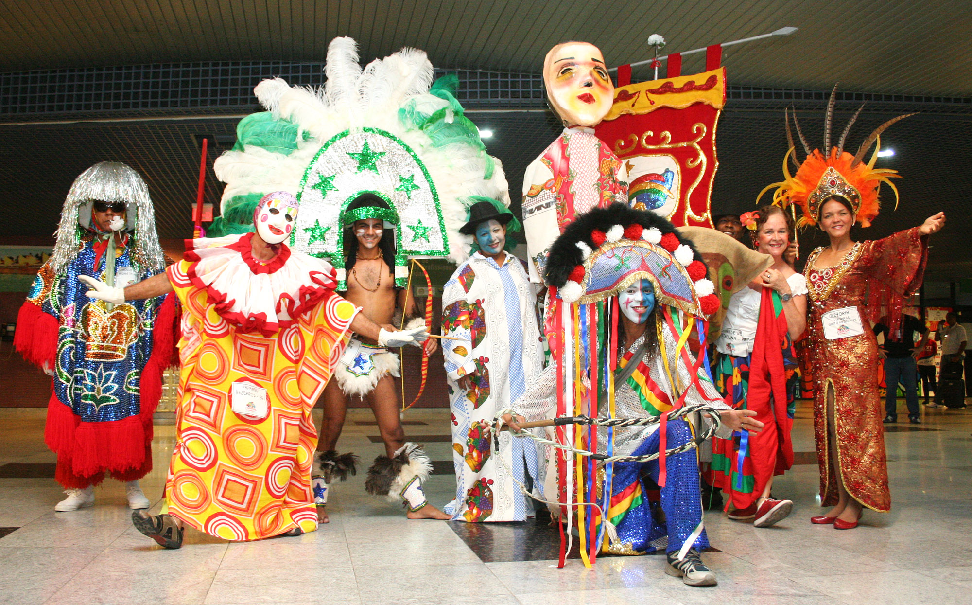 Receptivo Carnavalesco no Aeroporto