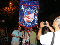 Estandarte do Bloco Caio na Folia: 10 anos