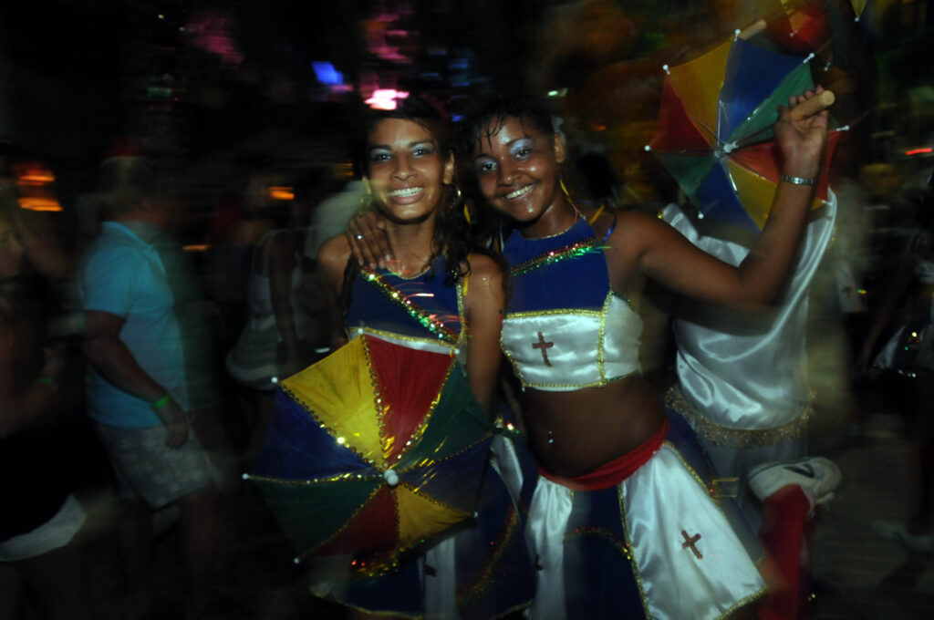 O Elefante, em Ipojuca, durante o Carnaval 2009