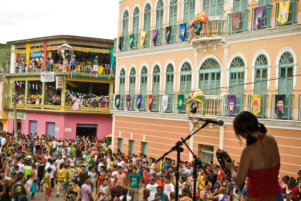 Show de Naara e Lucinha Guerra em Triunfo, no Carnaval 2009