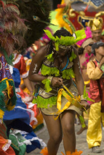 Encontro de maracatus em Nazaré da Mata, no Carnaval 2009