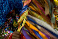 Encontro de maracatus em Nazaré da Mata, no Carnaval 2009