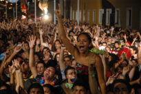 Público do show do Cordel do Fogo Encantado