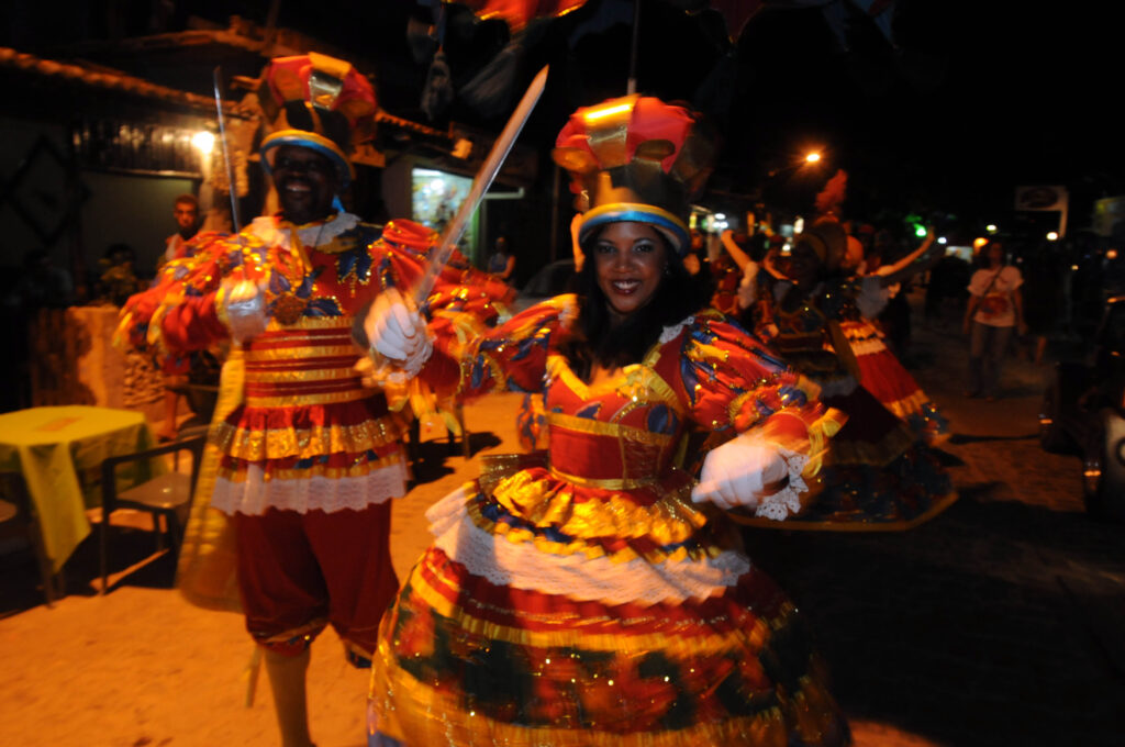 Maracatu Nação Pernambuco em Ipojuca, no Carnaval 2009