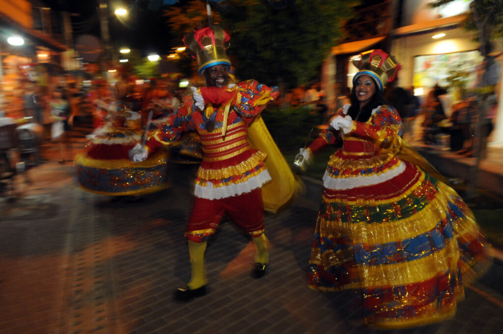 Maracatu Nação Pernambuco em Ipojuca, no Carnaval 2009
