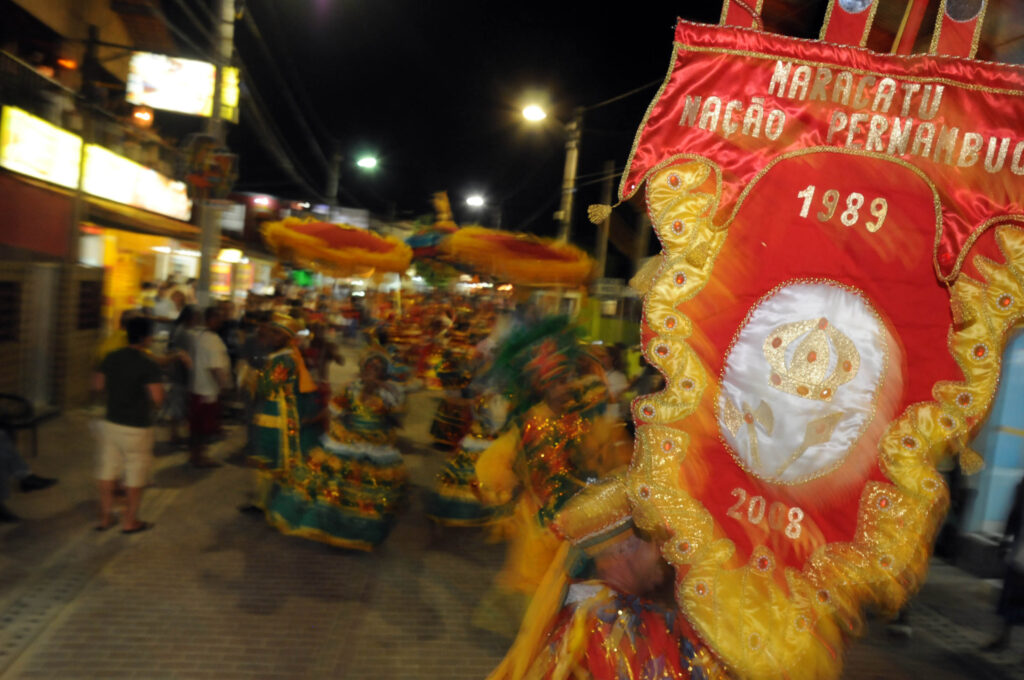 Maracatu Nação Pernambuco em Ipojuca, no Carnaval 2009