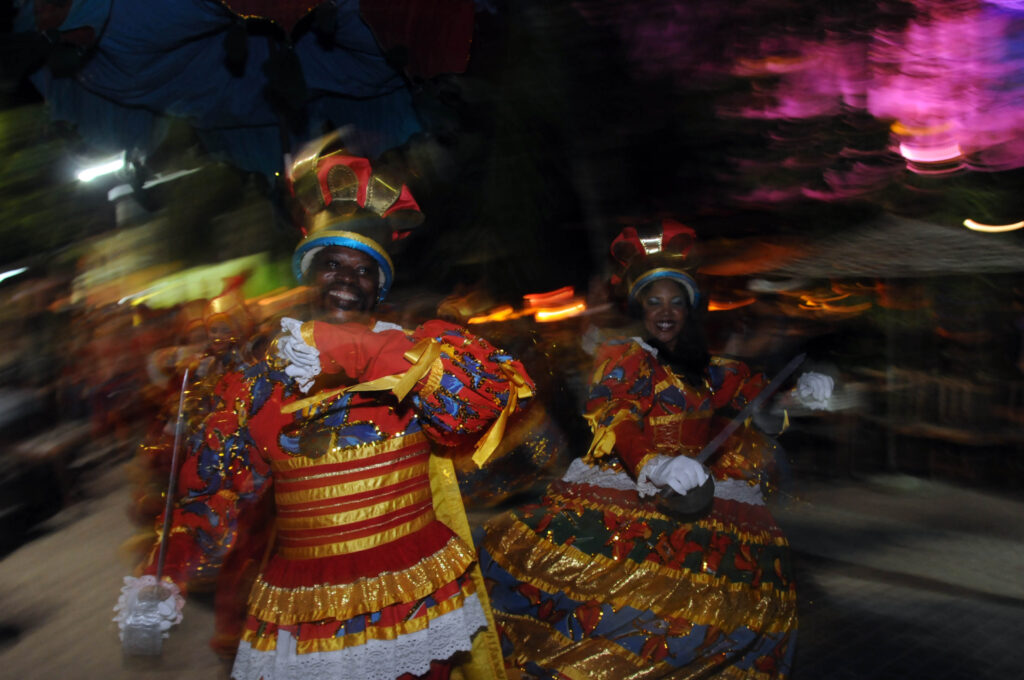 Maracatu Nação Pernambuco em Ipojuca, no Carnaval 2009