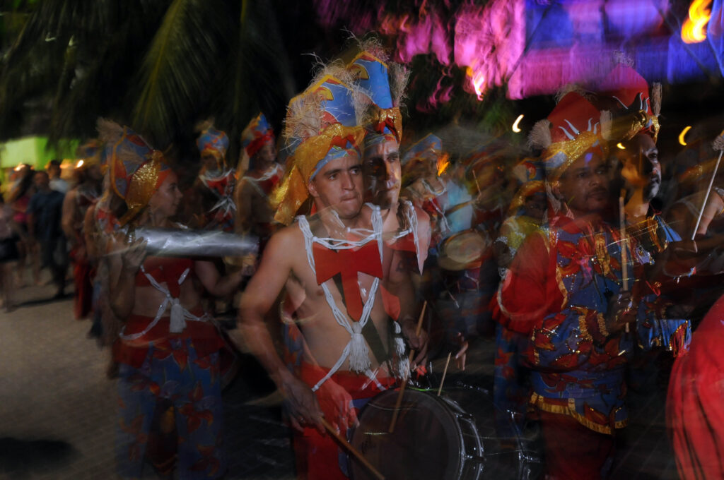 Maracatu Nação Pernambuco em Ipojuca, no Carnaval 2009