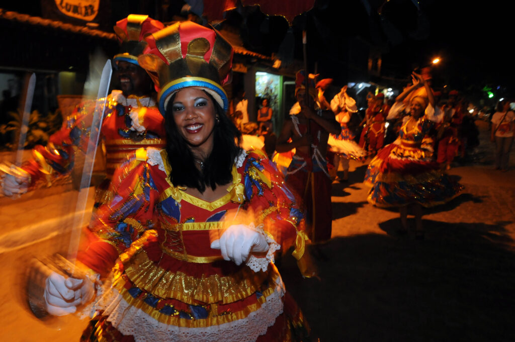 Maracatu Nação Pernambuco em Ipojuca, no Carnaval 2009