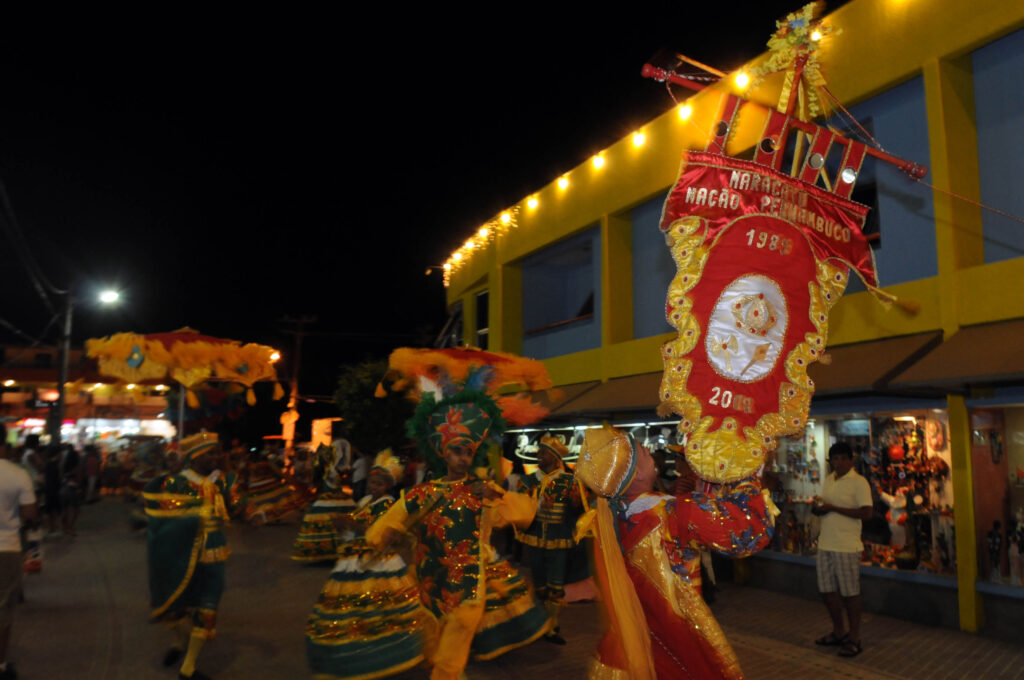 Maracatu Nação Pernambuco em Ipojuca, no Carnaval 2009