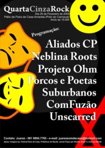 QUARTA CINZA ROCK POLO DE CASA AMARELA (QUARTA DE CINZA)