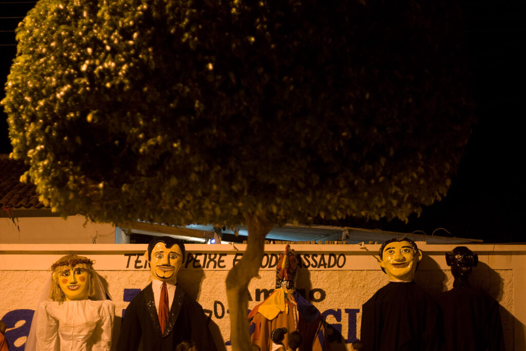Bonecos gigantes em Belém do São Francisco, no Carnaval 2009