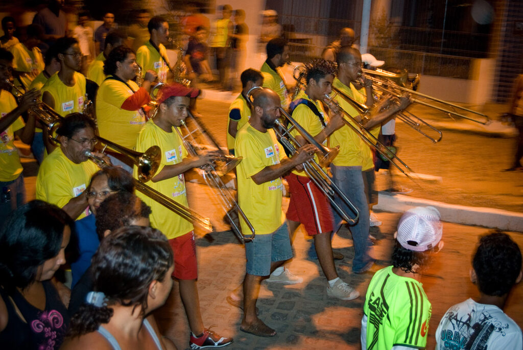 Bonecos gigantes em Belém do São Francisco, no Carnaval 2009