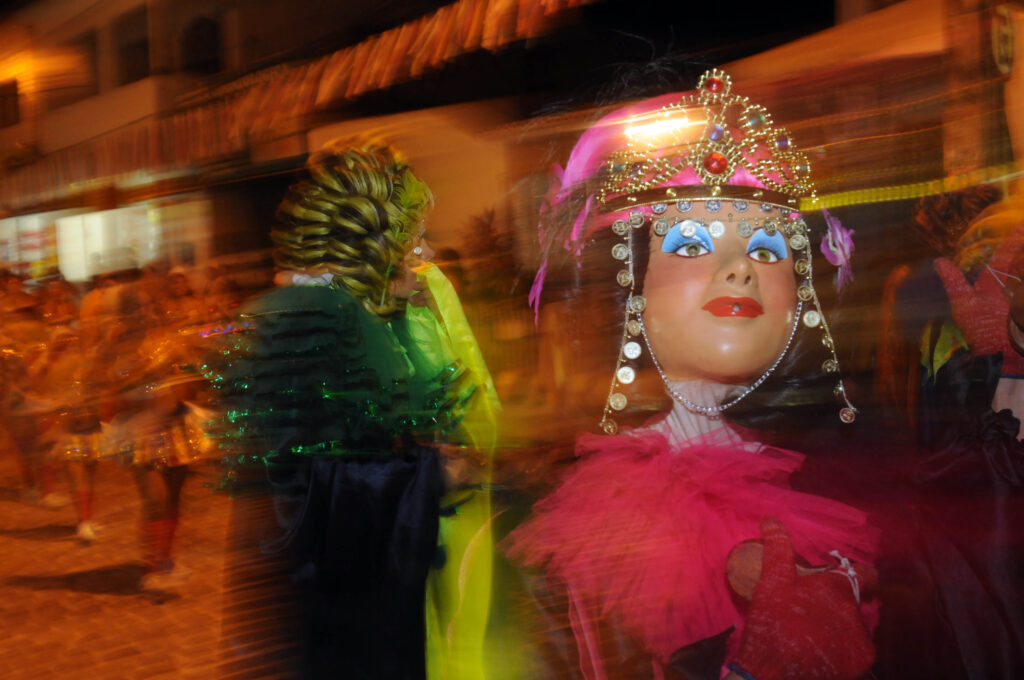Cortejo Marim dos Caetés em Itamaracá, no Carnaval 2009