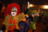 Cortejo de papangus em Pesqueira, no Carnaval 2009