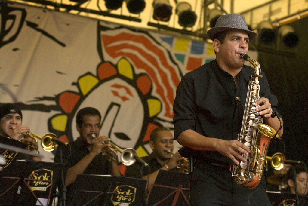 Show de Spock Frevo Orquestra em Bezerros, no Carnaval 2009