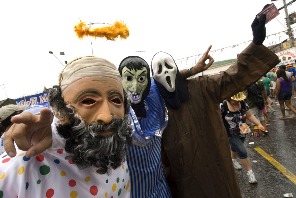 Desfile de Papangus em Bezerros, no Carnaval 2009