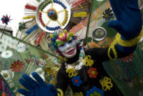 Desfile de Papangus em Bezerros, no Carnaval 2009
