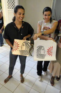"Oficina de Carimbografia" com Daniela Brilhante