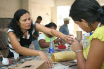 Oficina de Artesanato com Fibra de Bananeira