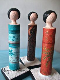 Técnicas: papel maché Ref.154a