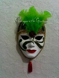 máscara decorativa papel maché Ref.021