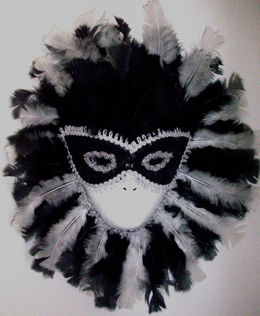 máscara decorativa papel maché Ref.041