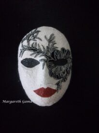 máscara decorativa papel maché Ref.174