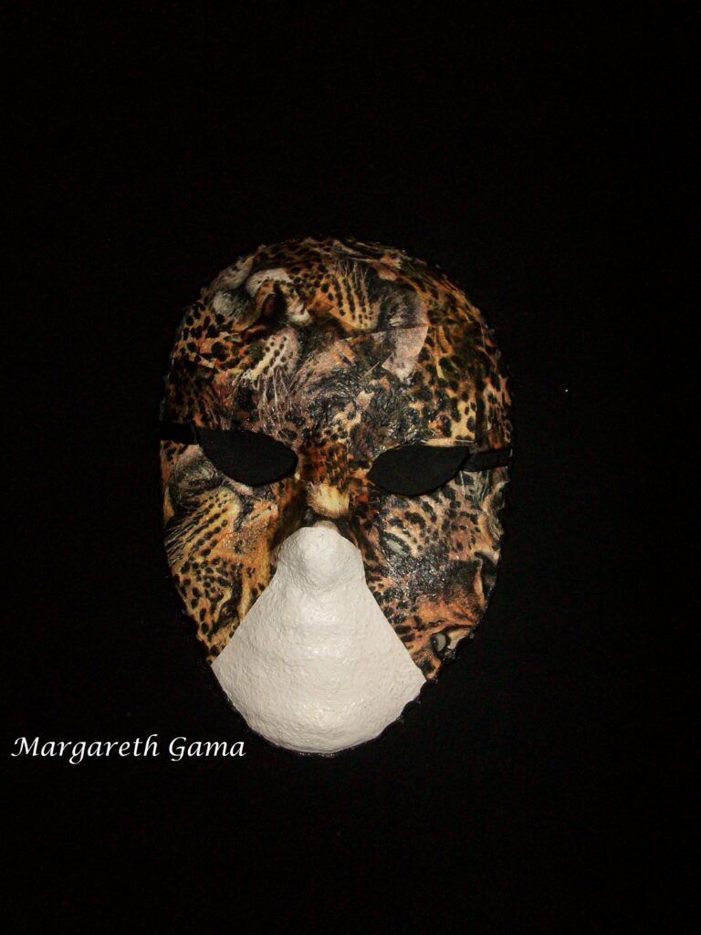 máscara decorativa papel maché Ref.221