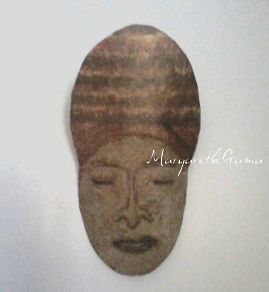 máscara decorativa papel maché Ref.084