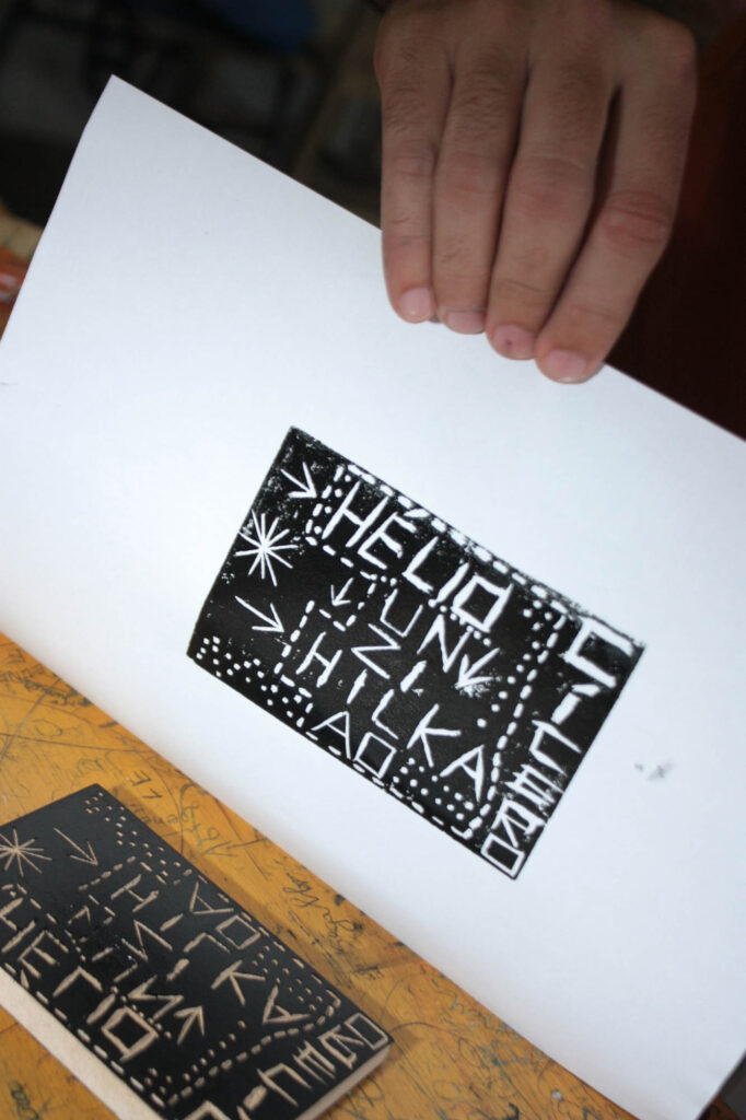 Oficina de Xilogravura com J. Borges