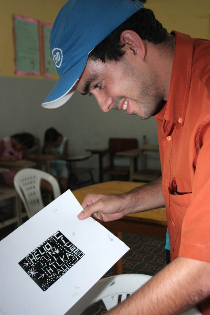 Oficina de Xilogravura com J. Borges